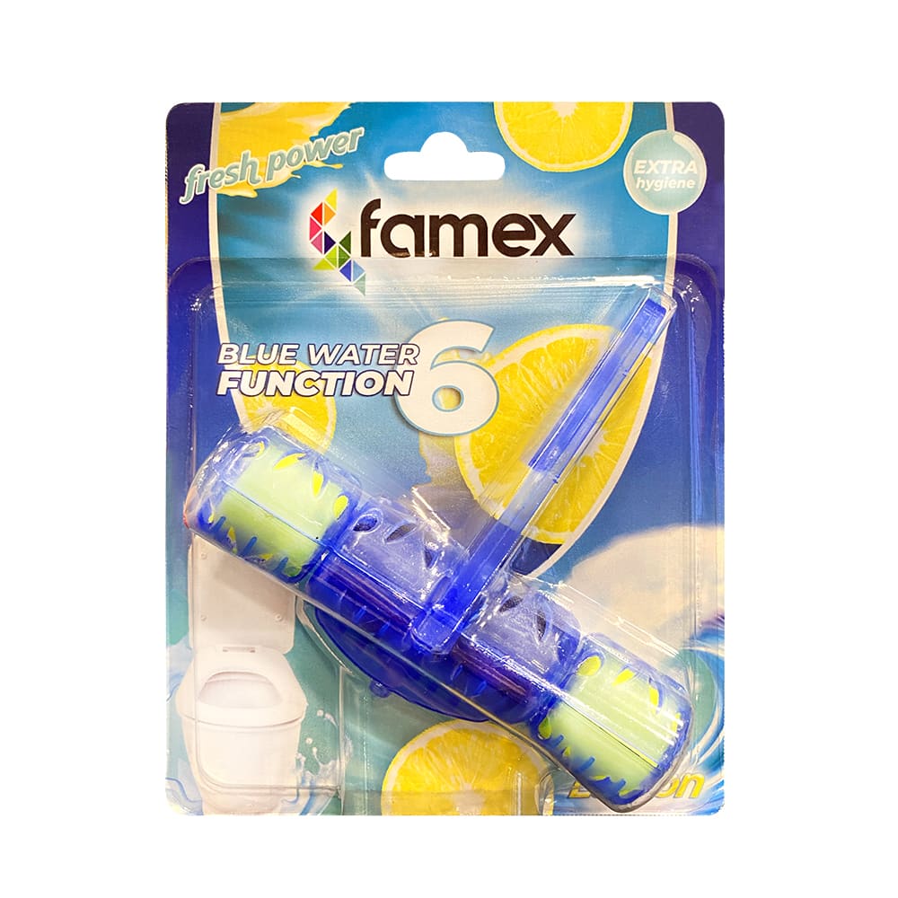 Famex wc block καθαριστικό λεκάνης 1x lemon