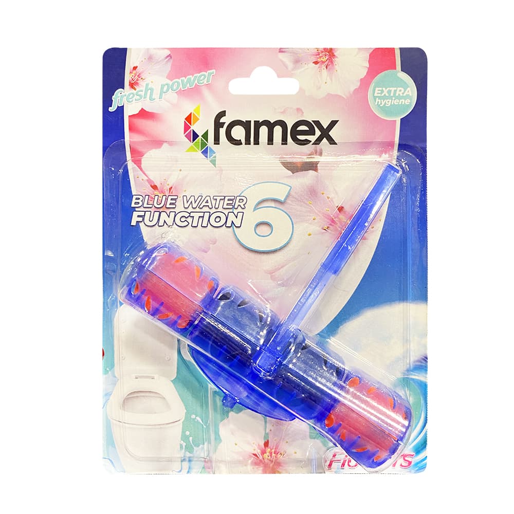 Famex wc block καθαριστικό λεκάνης 1x flowers