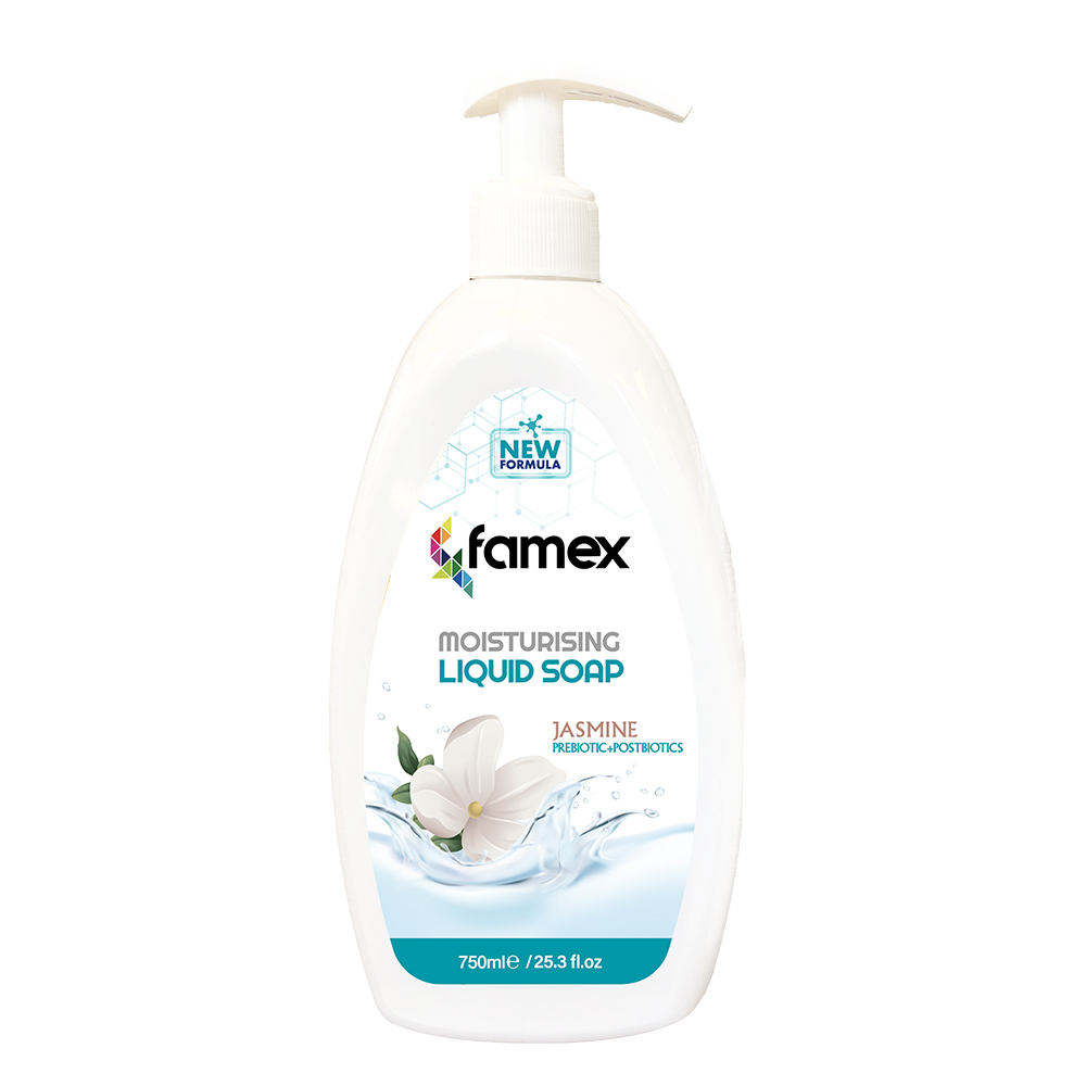 Famex ενυδατικό υγρό σαπούνι 750 ml jasmine