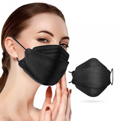 Famex FFP2 Masks 3D Extra Comfort Fish Style Μάσκα Προστασίας σε Μαύρο χρώμα 10τμχ