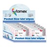 Famex stand pocket υγρά μαντηλάκια 12 pcs ruby